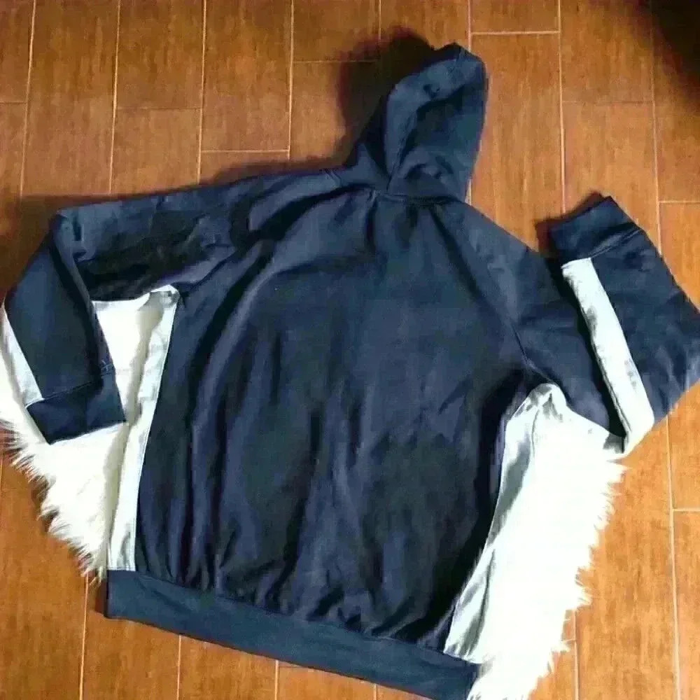 ATHLETEC zip hoodie mens gray blue size XL PTP 23" - Picture 2 of 4